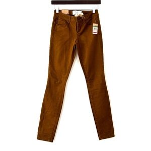 Rachel Roy Olive Brown Skinny Jeans Size 24